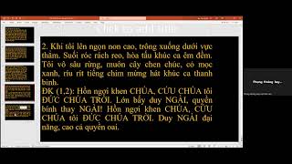 1070. TLCVN - Cầu nguyện ĐNNC. CHÚA nhật đội Đặc nhiệm, gia đình hôn nhân, cơ nghiệp - 11.12.2022