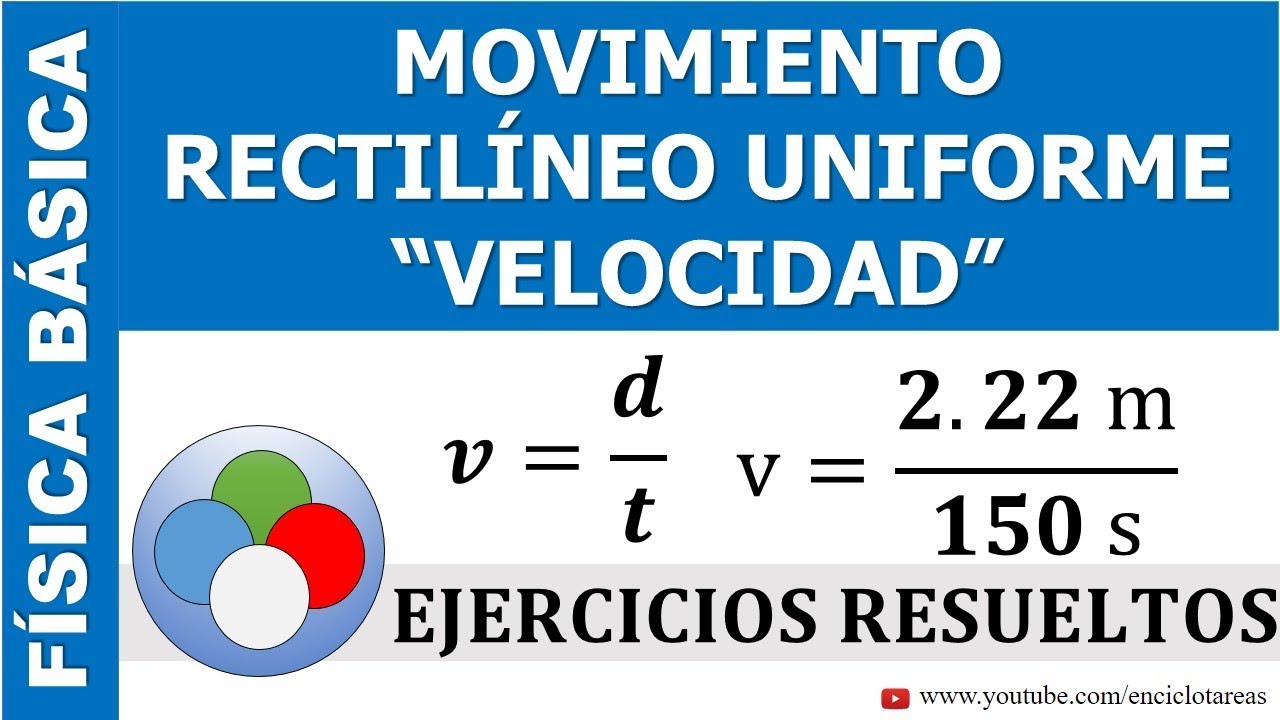 Ejercicio Resuelto De Velocidad Mru Ejemplo No Enciclopedia De My XXX