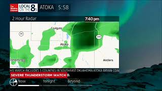The Weather Channel - Local On The 8s Emulator Atoka, OK 5:58PM CST March 4th, 2026.
