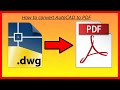 AutoCAD Drawing to PDF File, #howto #autocad #tutorial #pdf #conversion #autocadtoPDF