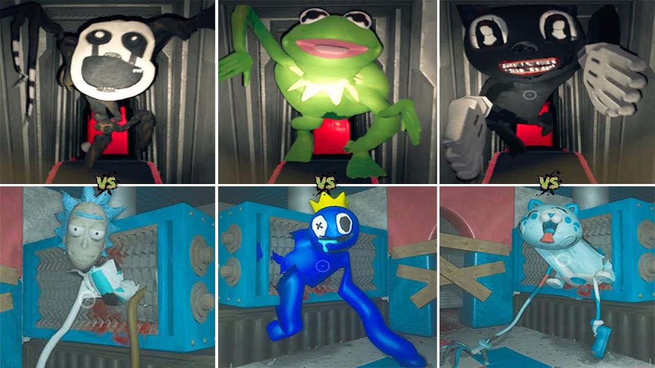 All Mod Jumpscares Poppy Playtime, Project: Playtime,Cho-Cho Charles ...