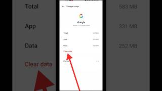 Google Storage | All Data Clear Delete Kaise Kare #shorts #youtubeshorts #mobile