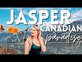 CANADIAN PARADISE! JASPER Travel Vlog// ALBERTA ROADTRIP— Athabasca Glacier + Icefields Parkway