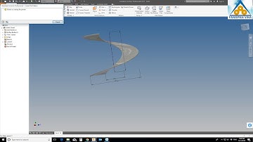 khai triển cánh vít trên inventor 2017