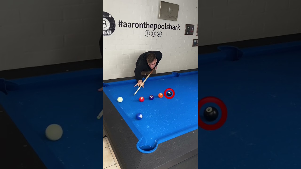 A very effective and simple pool drill for all skill levels ✅ #billiards #drill