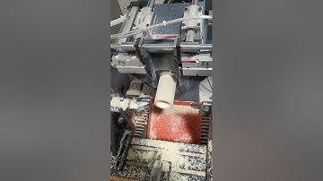 Auto Feeding CNC Wood Lathe Turn A Wooden Cup from Jinan EagleTec