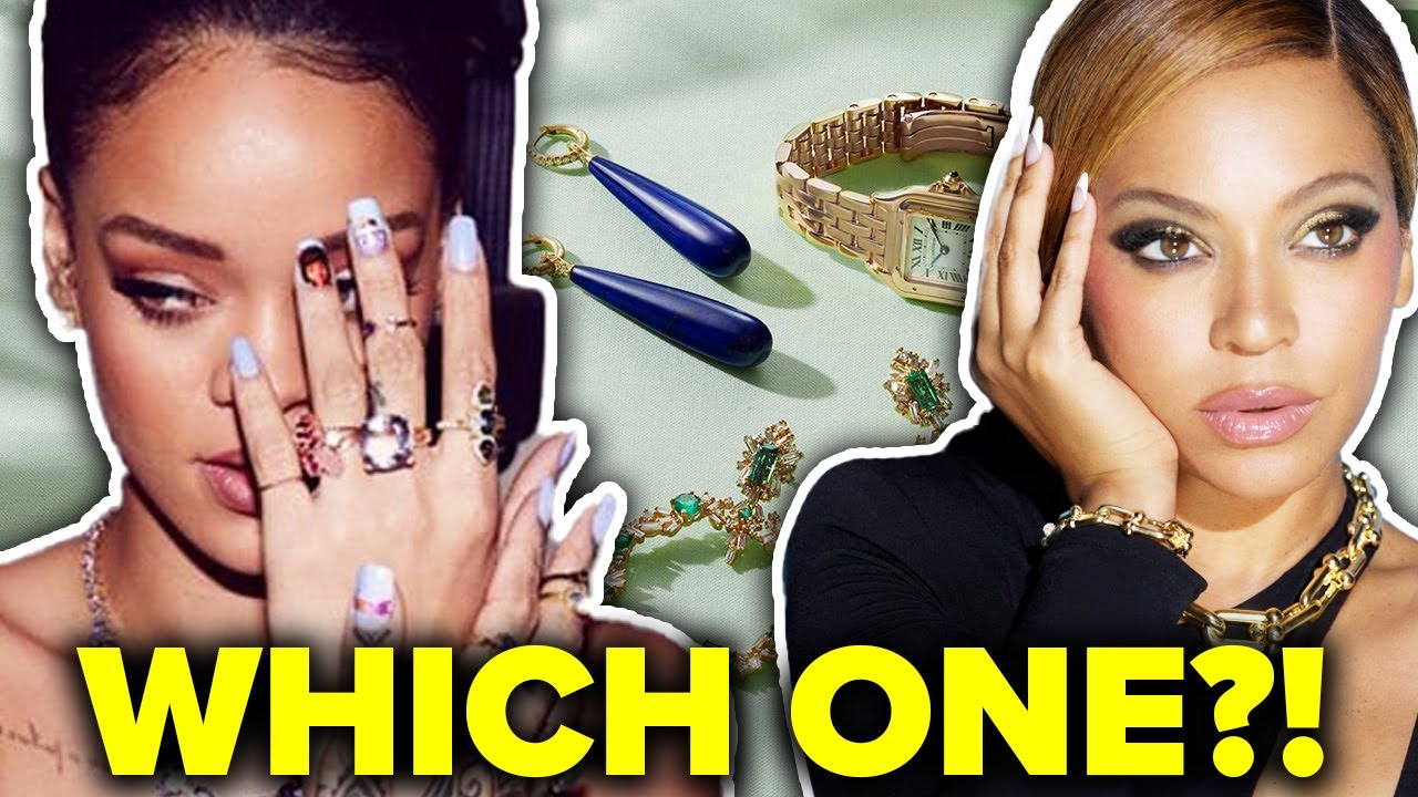 Which is BETTER: Rihanna VS Beyoncé's Jewelry Collection - YouTube
