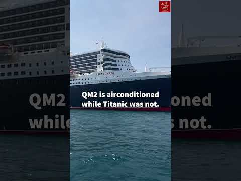 QM2 is more Luxurious than Titanic… MUCH more! #shorts Video Thumbnail