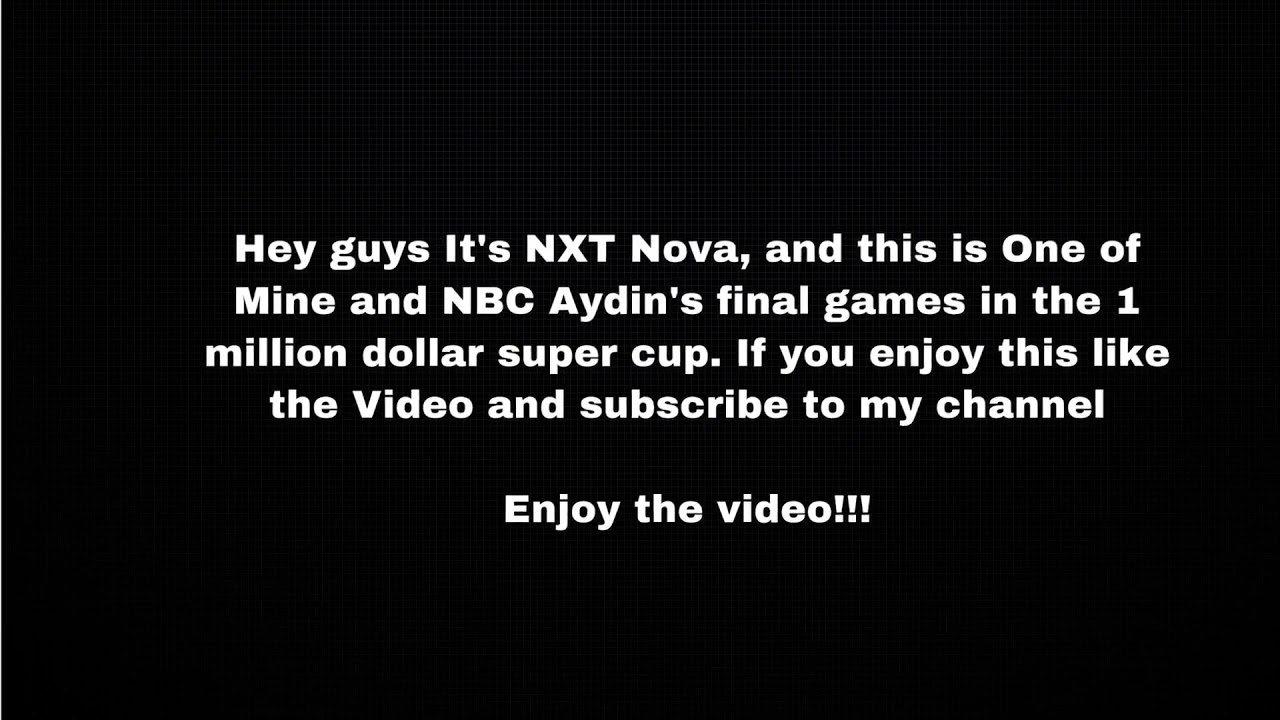 Last 2 minutes of 1 Million dollar super cup