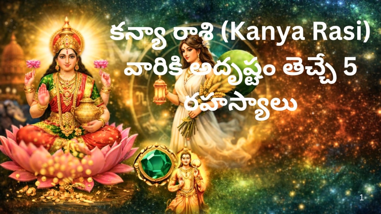 🌟 కన్యా రాశి (Kanya Rasi) వారికి అదృష్టం తెచ్చే 5 రహస్యాలు