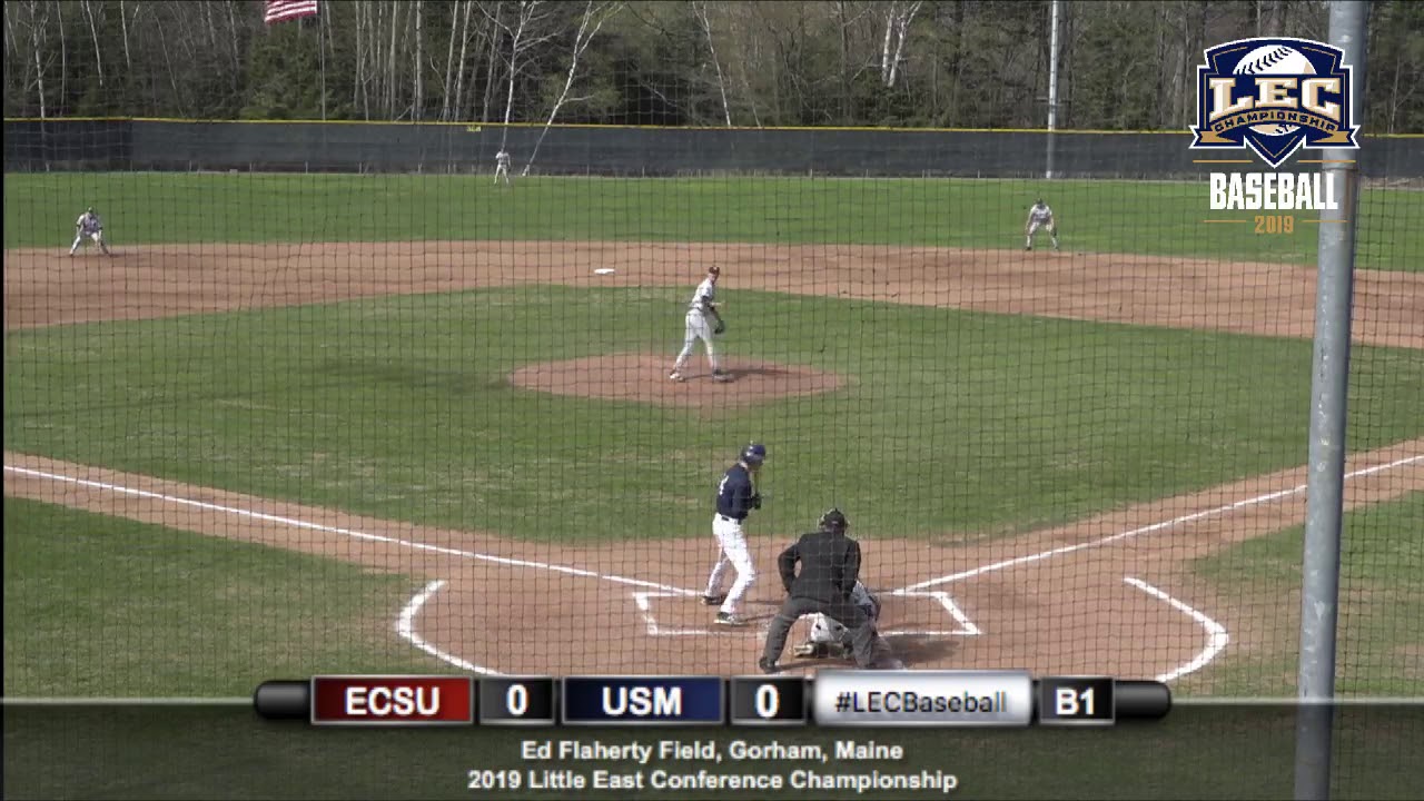 2019 LEC Baseball Tournament Game 5 Southern Maine vs. Eastern