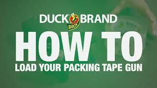 How to Load Your Duck® Packing Tape Gun 