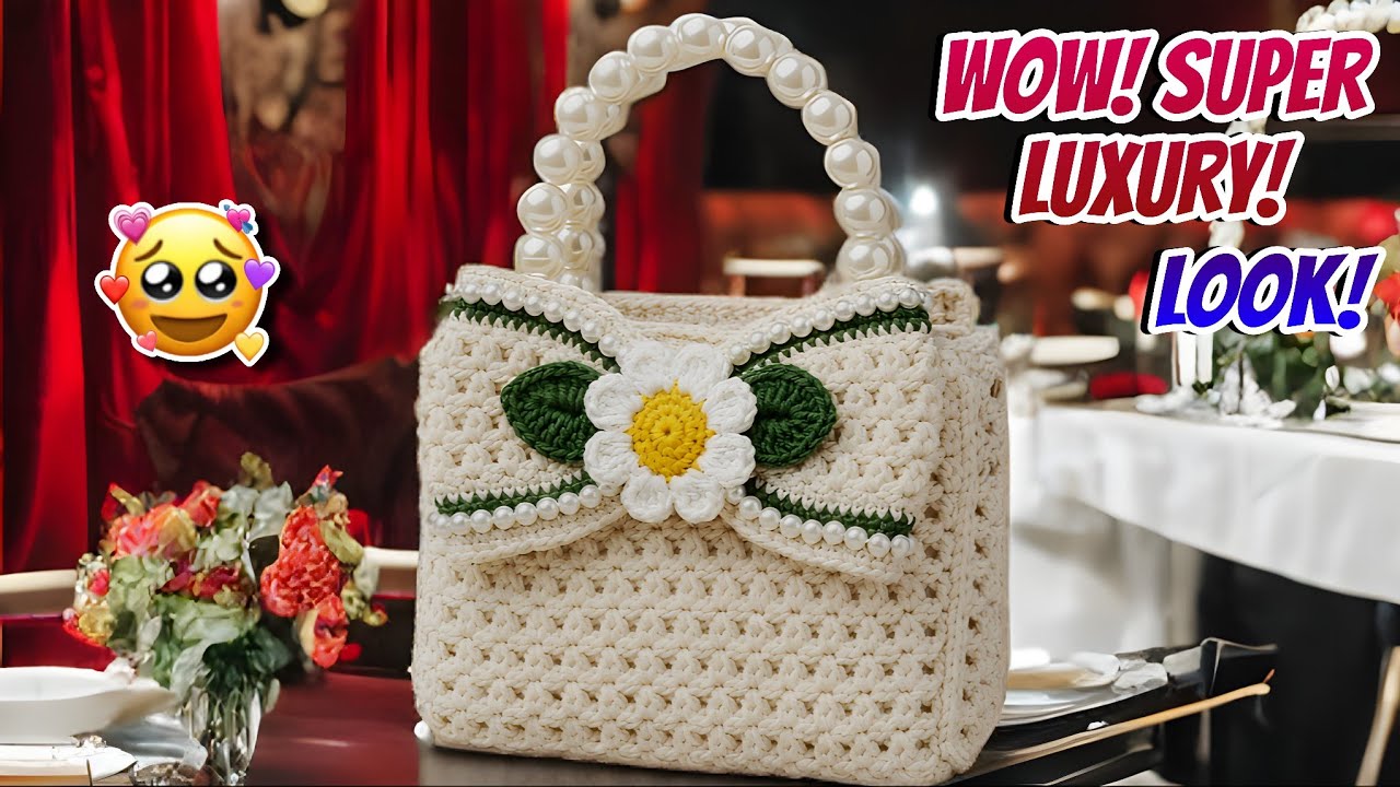 WOW! I Didn’t Expect This Crochet Bag to Look So Premium 😍 | Trendy Crosia Purse for any occasion 