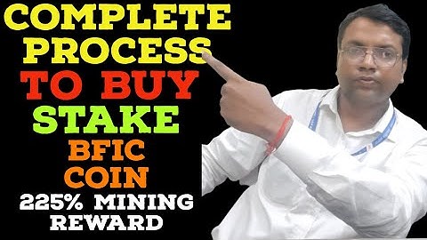 💫step by step guide to buy and stake bfic coin🤗🤩💥💫|#xchangeon | #blockchain