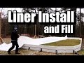 How to install a liner and fill your rink