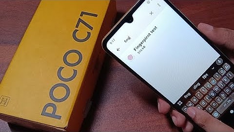 Poco C71: finger lock not working | How to solve Fingerprint Lock Problem?