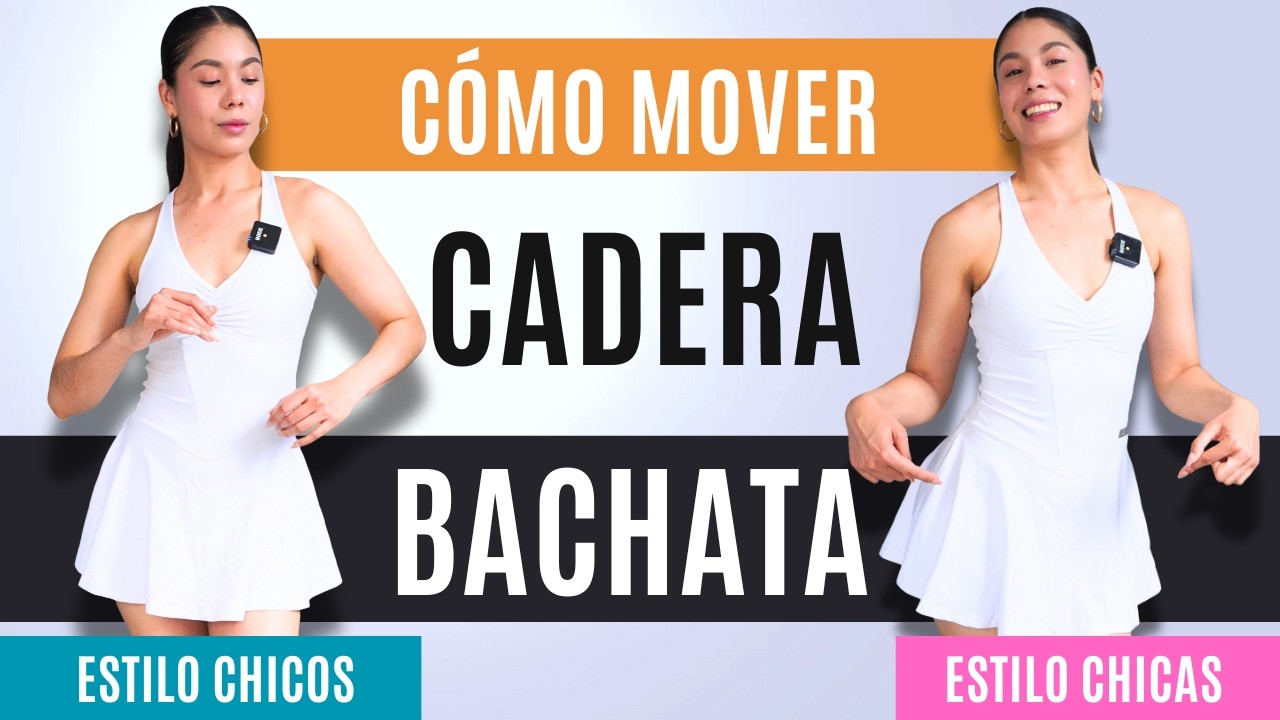 CÓMO MOVER la CADERA en 8(INFINITO) y VAIVÉN en BACHATA | Pau Andrea