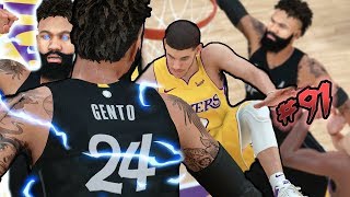 DID LONZO BALL JUST SNAP MY ANKLES in the PLAYOFFS? MADE NEAR HALF COURT 3! NBA 2k18 MyCAREER Ep. 91