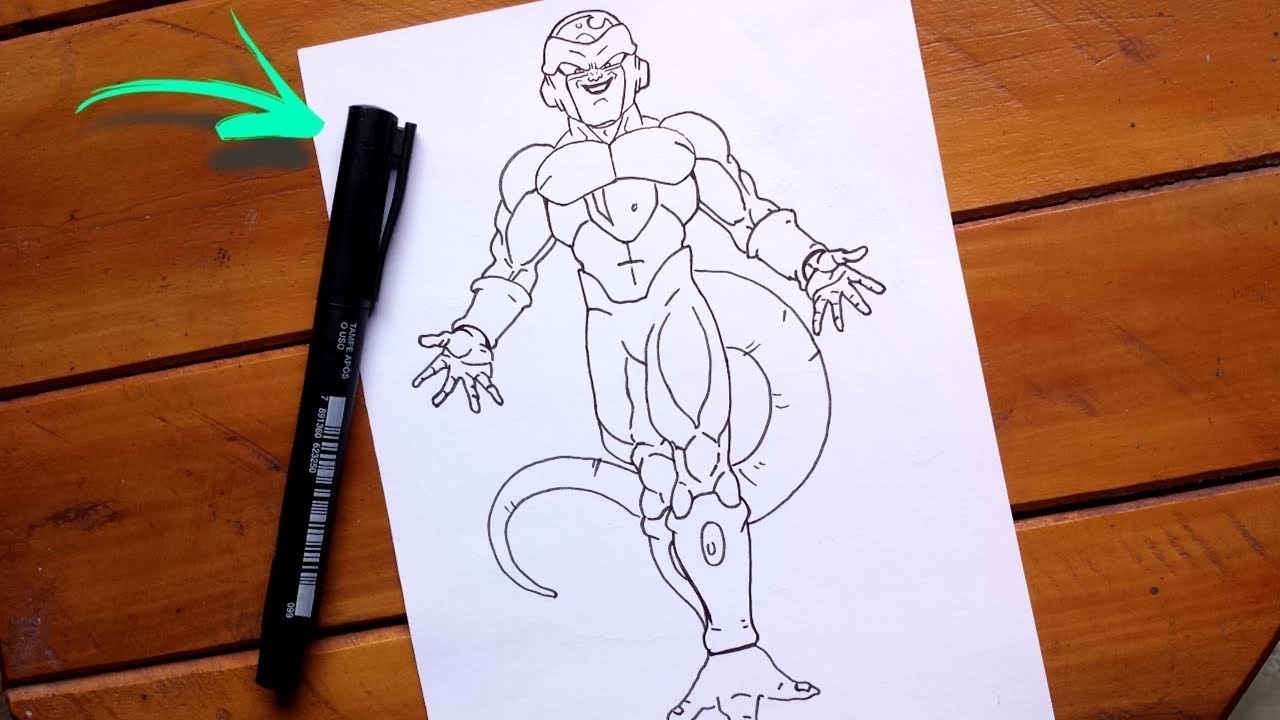 CÓMO DIBUJAR A GOLDEN Freezer DBS