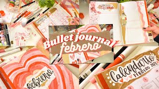 BULLET JOURNAL FEBRERO  acompáñame a planear y organizar mi mes