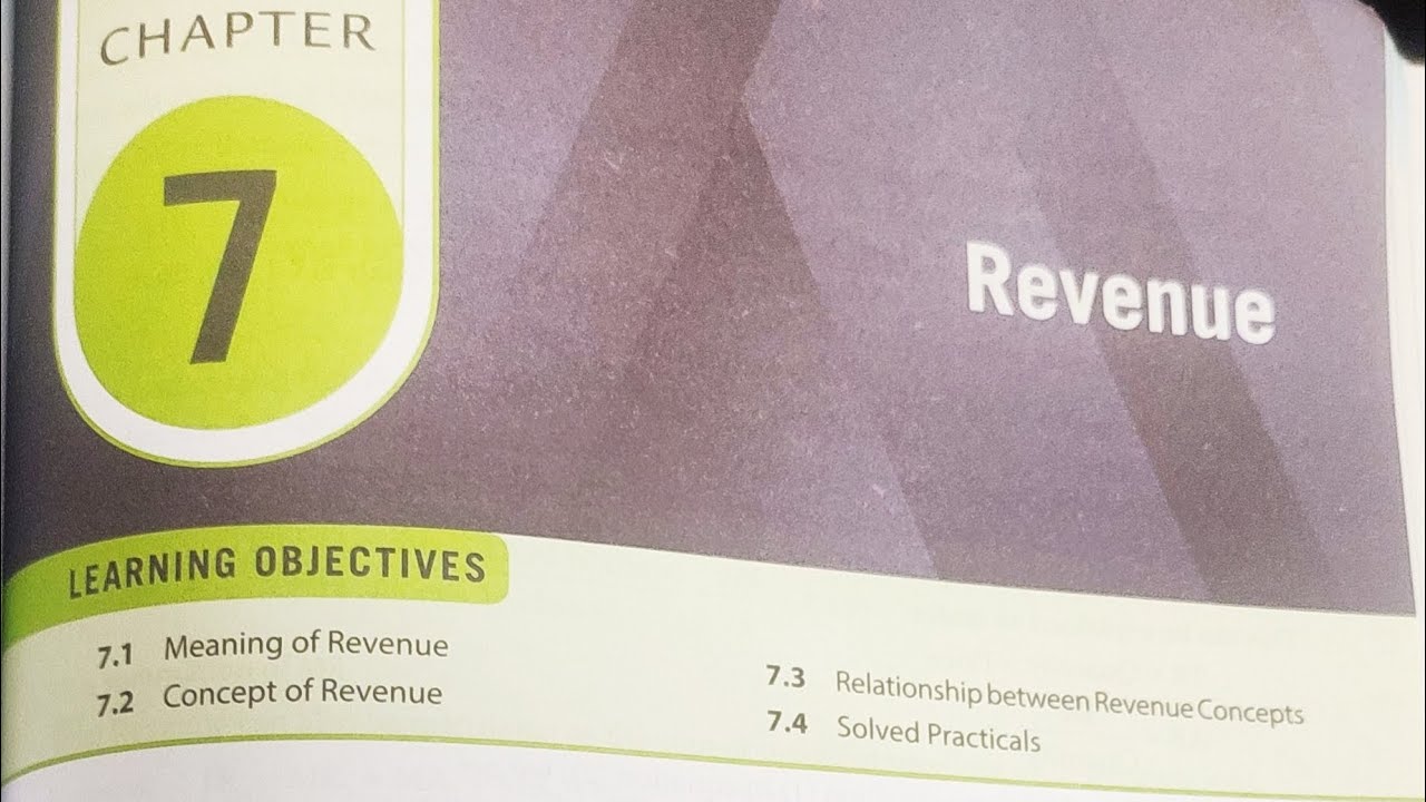 Revenue | Class 11 | Full chapter explained line by line in just 20 mins