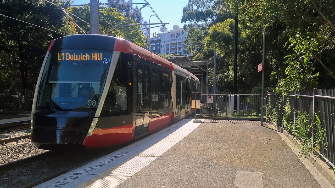 Temporary tram service change - ALSTOM CITADIS X5 Sydney Light Rail L1 Inner West Line