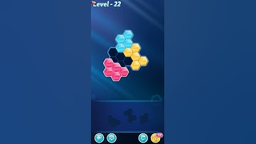 BLOCK! Hexa Puzzle! Beginner Level 22 (Rotate) - Lösung Solution Walkthrough