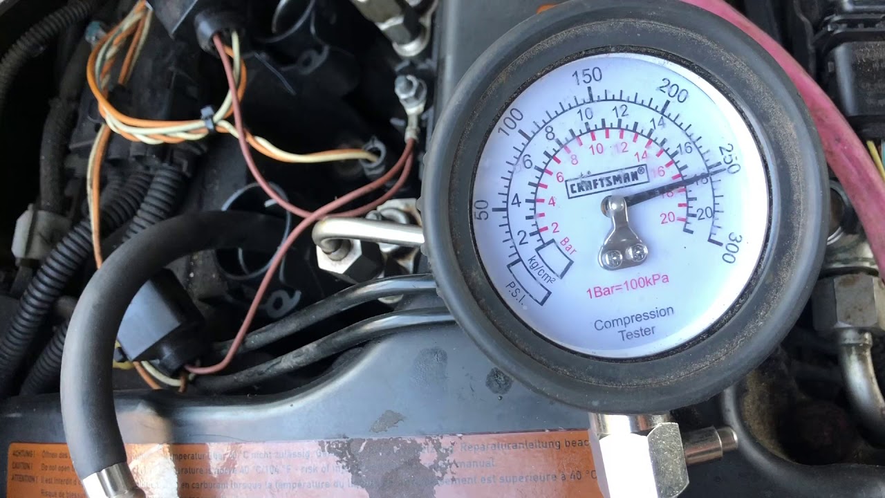 2008 BMW 335i Compression test - YouTube