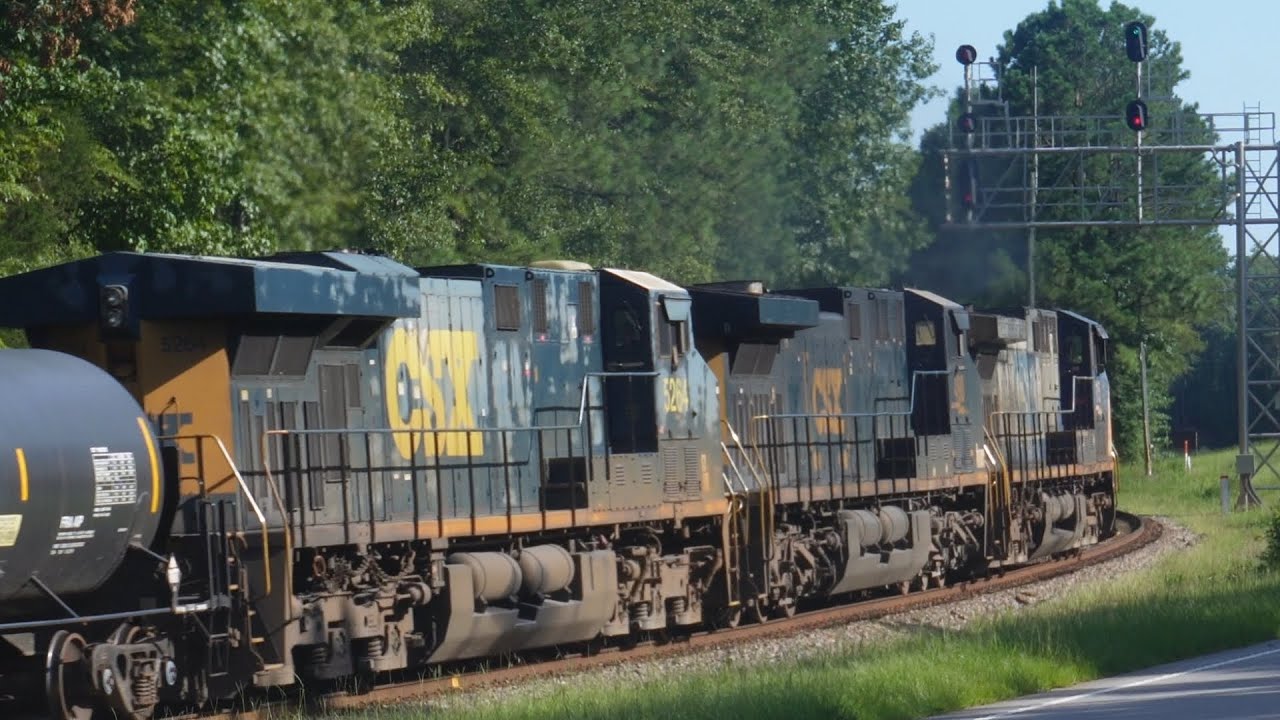 CSX M693 Knocking Down Signal, Modoc, South Carolina 08132023 YouTube