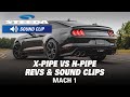 2021 Mach 1: X-Pipe vs H-Pipe Resonator Delete Exhaust Sounds