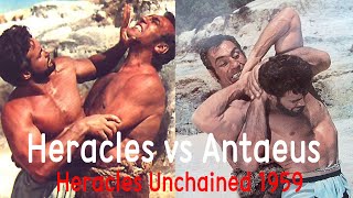 Heracles vs Antaeus in Heracles Unchained 1959