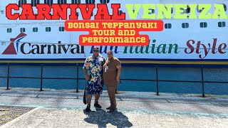 Carnival Venezia Bonsai Teppanyaki Specialty Dining 🎭