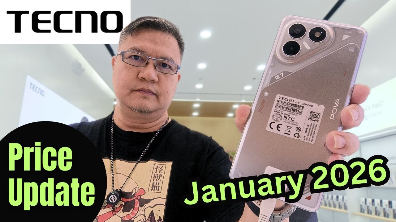 TECNO Price List Update January 2026 Spark 20 Camon 40 Pova 7 Spark Slim