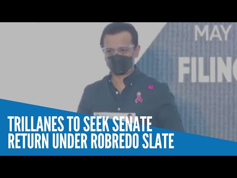 Trillanes to seek Senate return under Robredo slate
