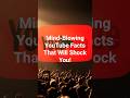 YouTube Shocking Secrets:You Need to Know #history #documentary #facts #historyfacts #youtube