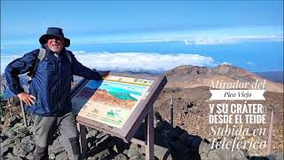 Mirador Pico Viejo con el Cráter desde El Teide Tenerife