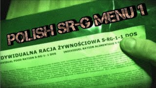 Polish Sr-G Menu 1 24 Hour Ration