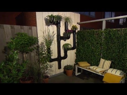 vogel discretie spoel DIY: plantenbak van PVC-buizen - Eigen Huis & Tuin - YouTube