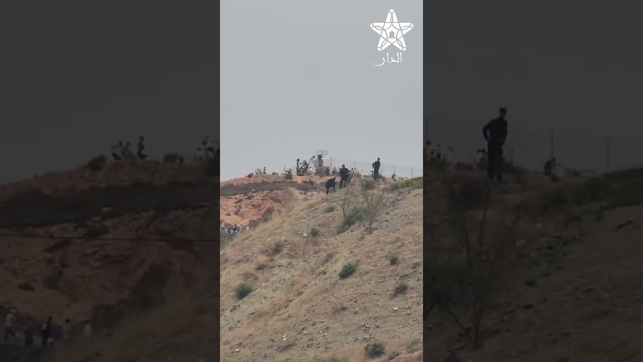 حصري .. مهاجرون غير نظاميون يقتحمون سبتة المحتلة