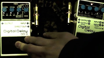 Boss DD3 vs DD7 video comparison! - James Bell