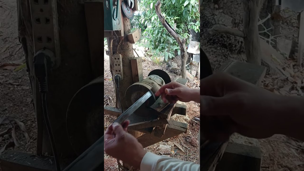 Live Jointer Planer blade sharpening #