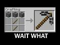 Minecraft wait what meme part 73 (Crazy Crafts Pickaxe)
