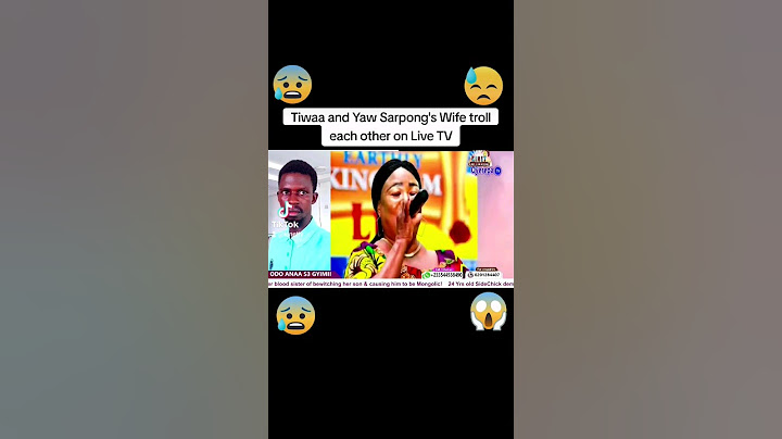 Tiwaa and Yaw Sarpong's Wife troll each other on Live TV..... This is sad for Ghana 🇬🇭 #oyerepa
