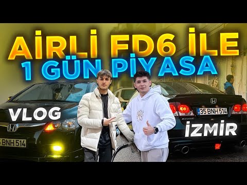 AİR Lİ HONDA FD6 İLE BİRGÜN İZMİR PİYASASI VLOG #berkcakmak #honda #modifiye #35BNH514