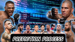 UFC Prediction Process & Prediction Model Information