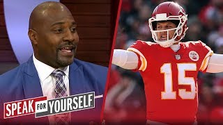 Marcellus Wiley continues to back Patrick Mahomes for NFL MVP | NFL | SPEAK FOR YOURSELF