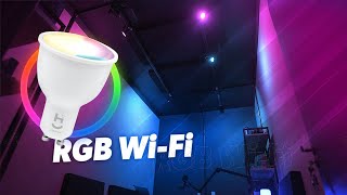 Lampada Inteligente Wi-Fi Dicroica RGB com Alexa da Geonav