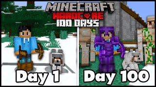 I Survived 100 Days In Hardcore Minecraft... Here's What Happened