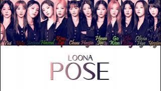 LOONA (이달의 소녀) – POSE Han/Rom/Eng Color Coded Lyrics