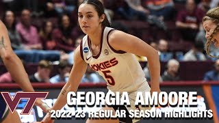 Georgia Amoore 2022-23 Regular Season Highlights | Virginia Tech Guard
